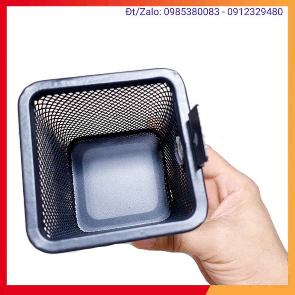 Rổ (Giỏ) Hông Xe Máy Vuông, Tròn Sơn Tĩnh Điện Chổng Rỉ Lắp Cho Mọi Loại Xe Tặng Pát, Ốc Gắn (Ảnh sp Thật)