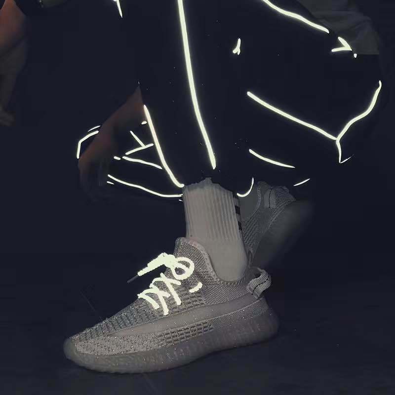 Giày Thể Thao Yeezy Phản Quang Họa Tiết Ngôi Sao 350 Thời Trang Mùa Đông Cho Nam