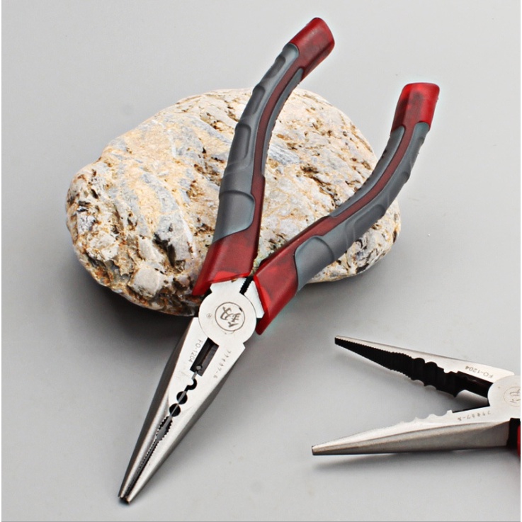 Kìm mỏ nhọn đa năng FOKUOKA Nhật  Kìm bấm kim 6 inch FO-1204 Fukuoka