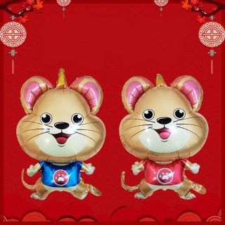 set bóng sinh nhật thôi nôi cho bé trai bé gái tuổi rồng Happy Birthday