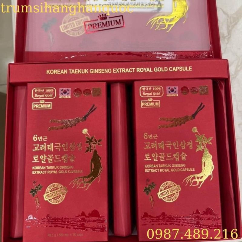 Thiên Sâm Đông Trùng Hạ Thảo Hàn Quốc Hộp 180 Viên