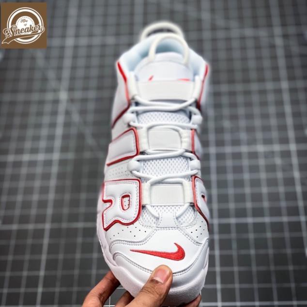 6/6 SALE HOT Giầy thể thao Air Uptempo red white đỏ trắng thời trang dạo phố ! :(( . HOT ✔ * L ! : ?