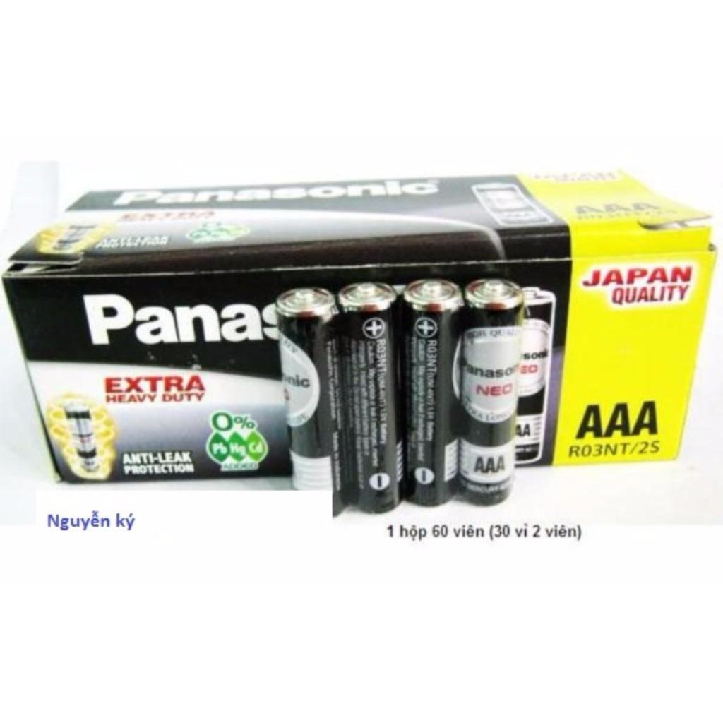 Bộ 1 vỉ ( 4 viên ) pin AAA panasonic carbon R03NT/2S