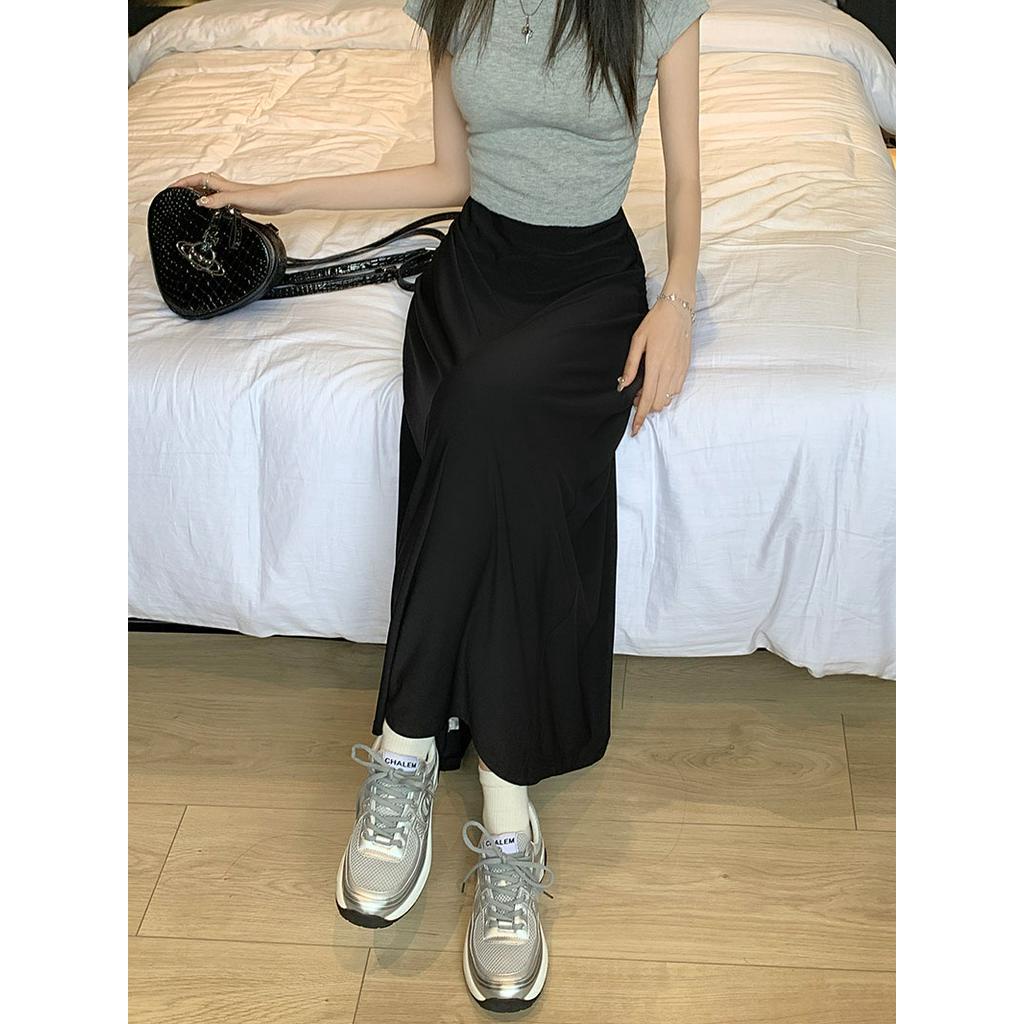 Chân Váy Đen Dài Vừa Thời Trang Mùa Hè 62954
