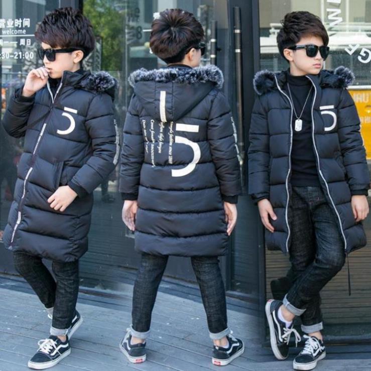 [CÓ SẴN] Áo khoác dáng dài cho bé trai 3-12 tuổi☑️ quần áo bé trai☑️ quan ao thu dong be trai 20kg 2