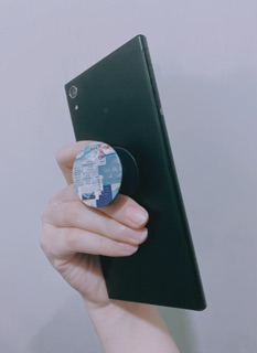 Popsocket vân đá xanh