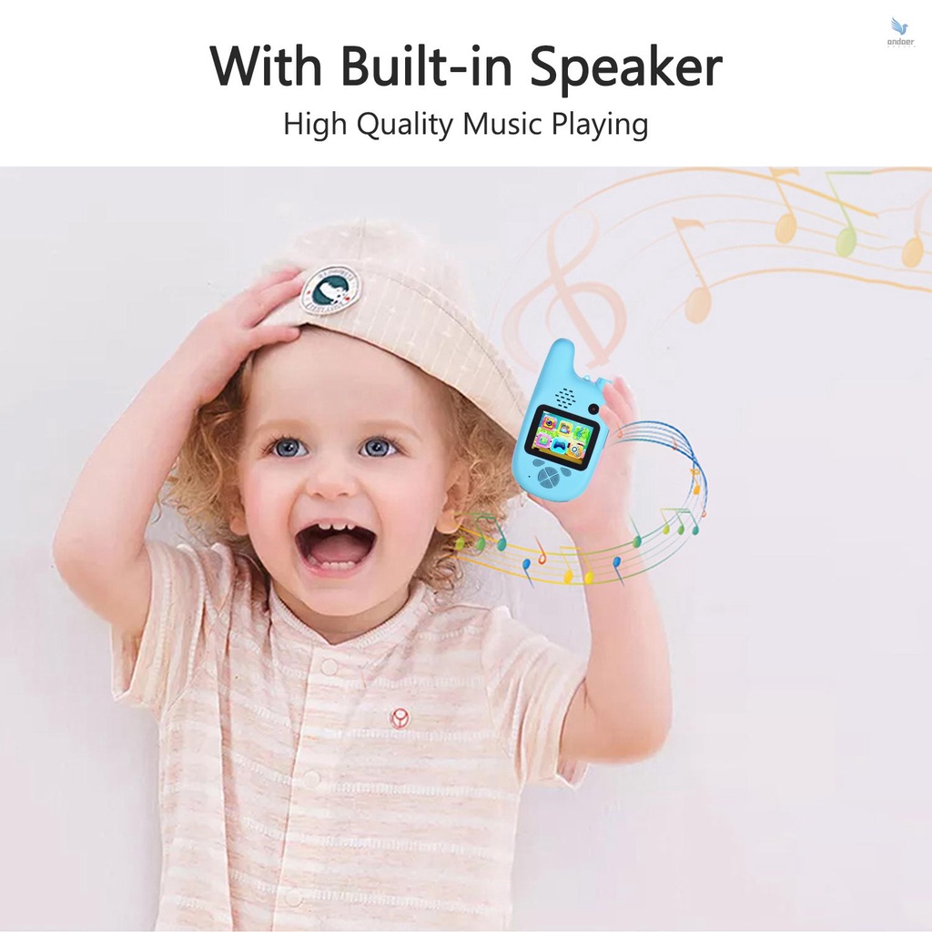 Bộ đàm 8MP ống kính kép 2.0inch IPS tự động lấy nét kèm pin chuyên dụng cho bé
 | BigBuy360 - bigbuy360.vn