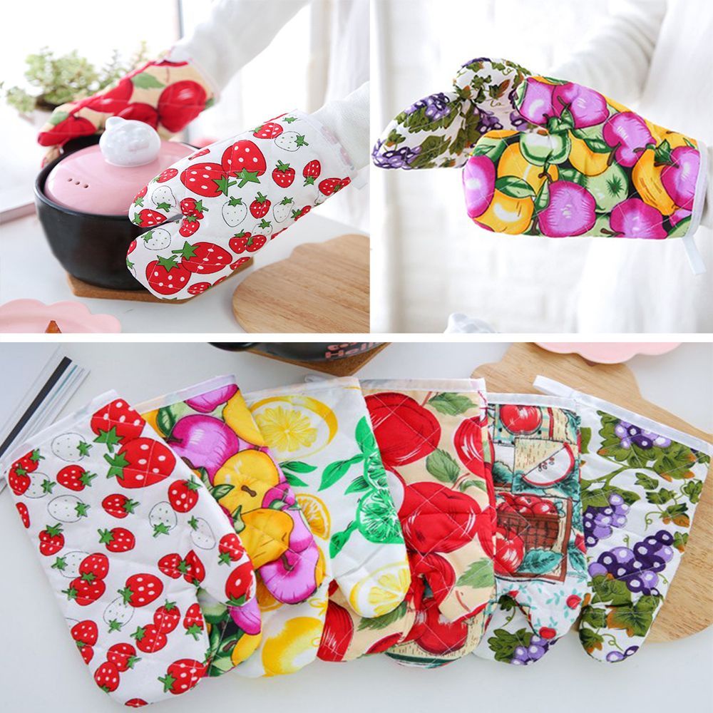 Găng Tay Dày Dặn Chịu Nhiệt Chống Trượt Dùng Trong Nhà Bếp