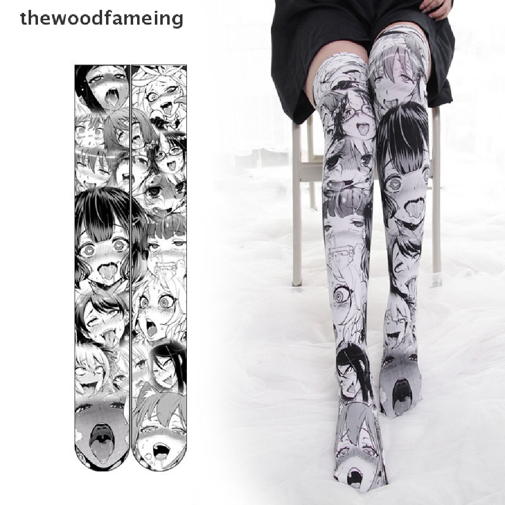 Vớ dài qua gối in hình anime lolita gợi cảm cho nữ