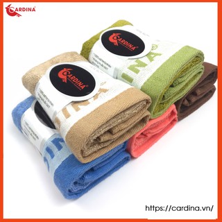 Khăn Mặt CARDINA Sợi Tre Nhật Bản kích thước 30*50cm, mềm, mịn, thấm hút nhanh ( Giao màu ngãu nhiên)