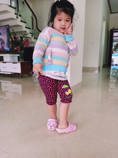 Quần leging chục cho bé gái