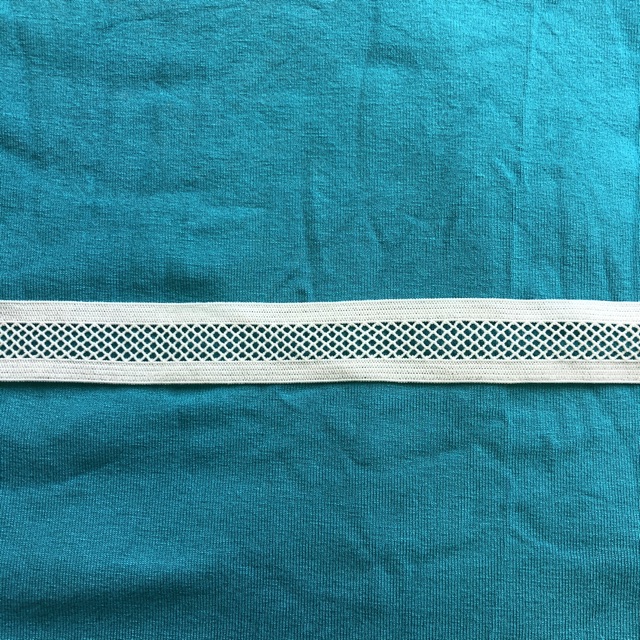 1m Dây Thun Kiểu Thể Thao Viền Quần Áo, Viền Sport Bra, Viền Quần Chip 2 Màu Xám / Kem Bản 2F  Hàng Công Ty