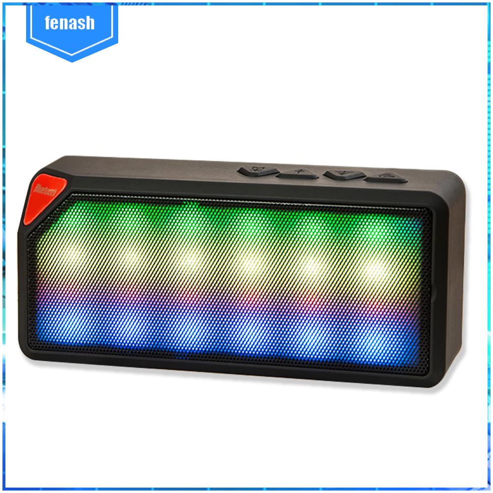 ✪Loa Bluetooth Không Dây Tích Hợp Đèn LED Nhiều Màu Sắc Và Có Đèn LED Đen-88298.01