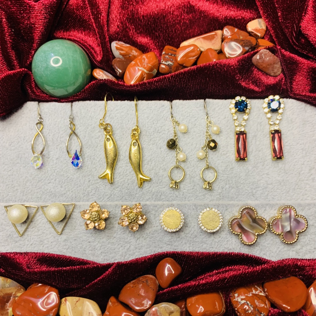 Bông tai sang trọng | Vintage Earrings | Trang sức độc lạ || Si Nhật | 2hand
