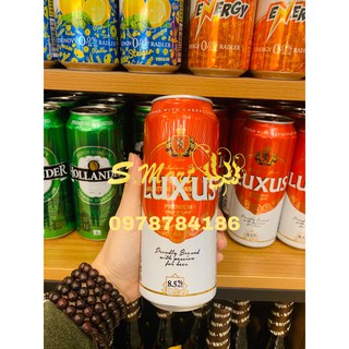 Bia luxus bỉ 8.5% lon 500ml