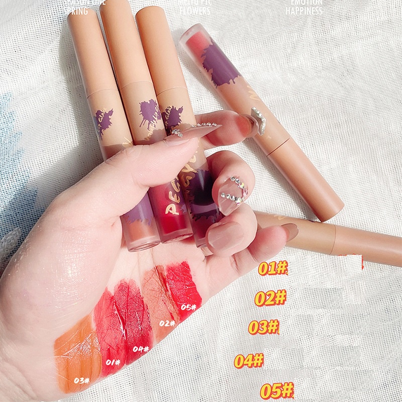 Set 5 cây son nhung lì PEGGYLIN nội địa Trung