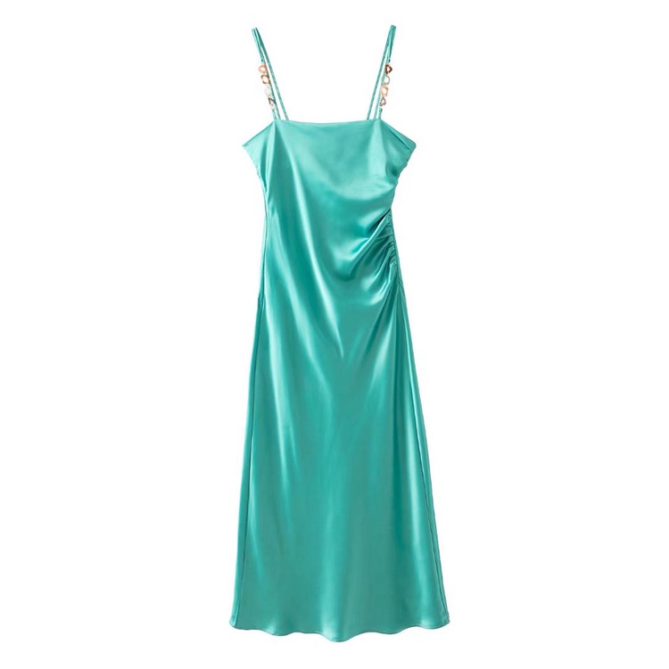 Đầm Zara Phối Dây Xích Bằng Nhựa Phong Cách Thời Trang Mùa Hè Âu Mỹ Dành Cho Nữ 3186845