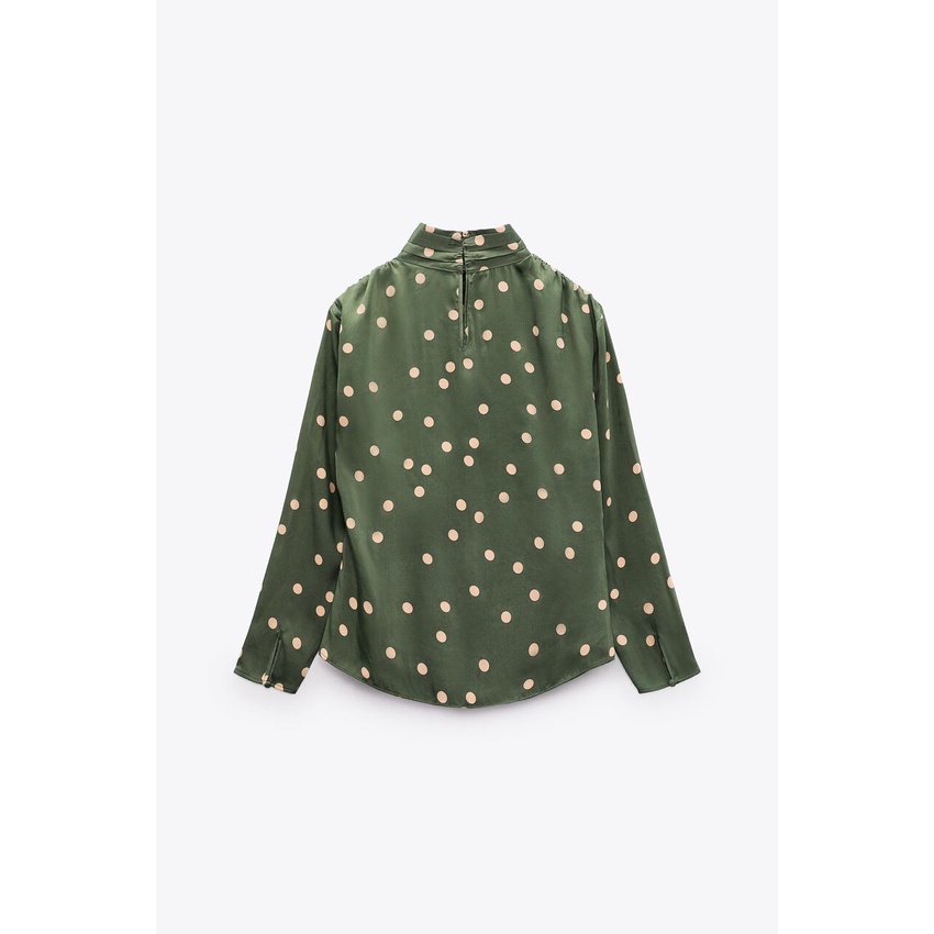 Áo ZARA họa tiết chấm bi AUTH