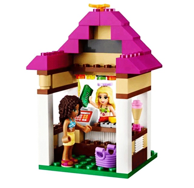Đồ chơi lắp ráp nhà Friend 10160 cho bé gái -Lắp ráp Bể Bơi Thành Phố