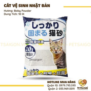 CÁT VỆ SINH NHẬT BẢN CHO MÈO - 10L