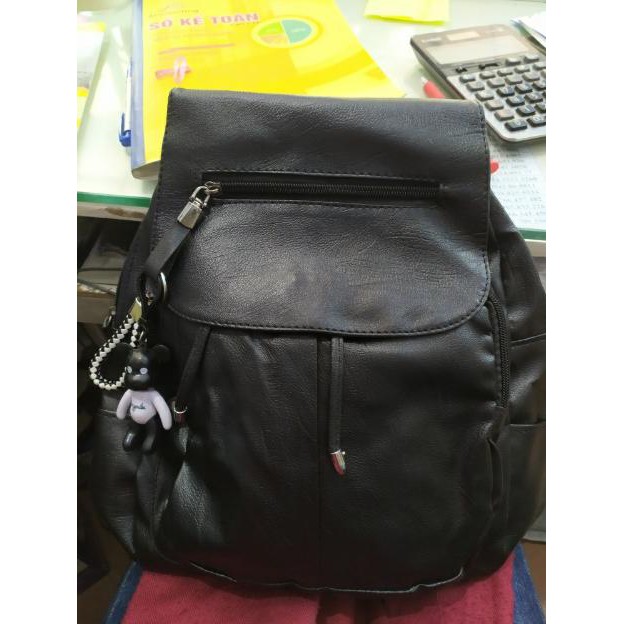 Ba lô Da Nữ cao cấp Developmnet BL854 - Tặng Móc treo gấu