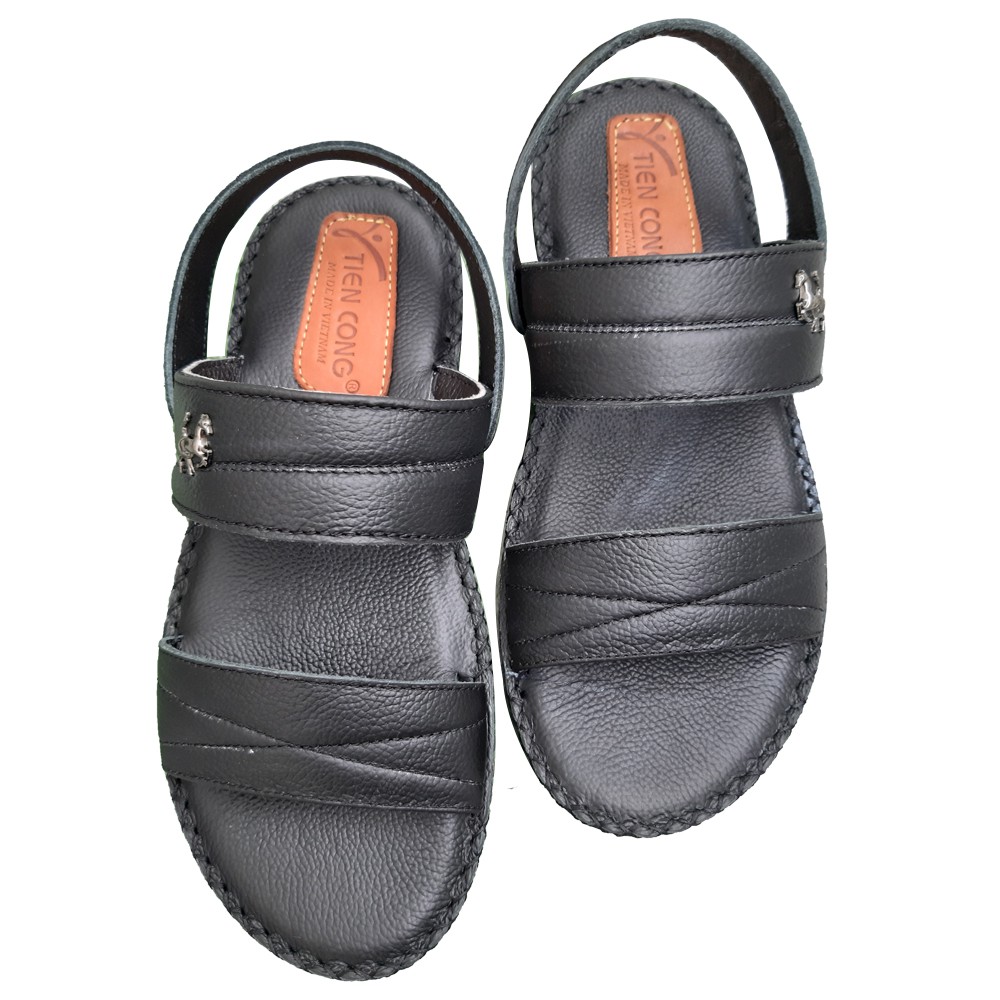 Giày Sandal Nam Quai Ngang Da Bò TIẾN CÔNG TCF1047