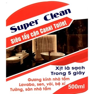 Siêu tẩy cặn canxi SUPER CLEAN