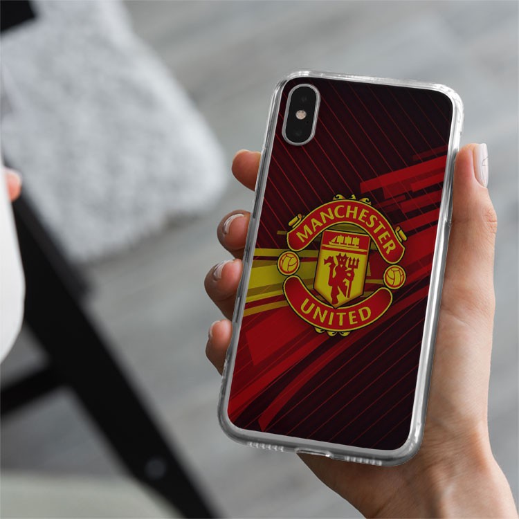 Ốp Lưng Manchester United màu sắc mạnh mẽ cho Iphone 5 6 7 8 Plus 11 12 Pro Max X Xr 97