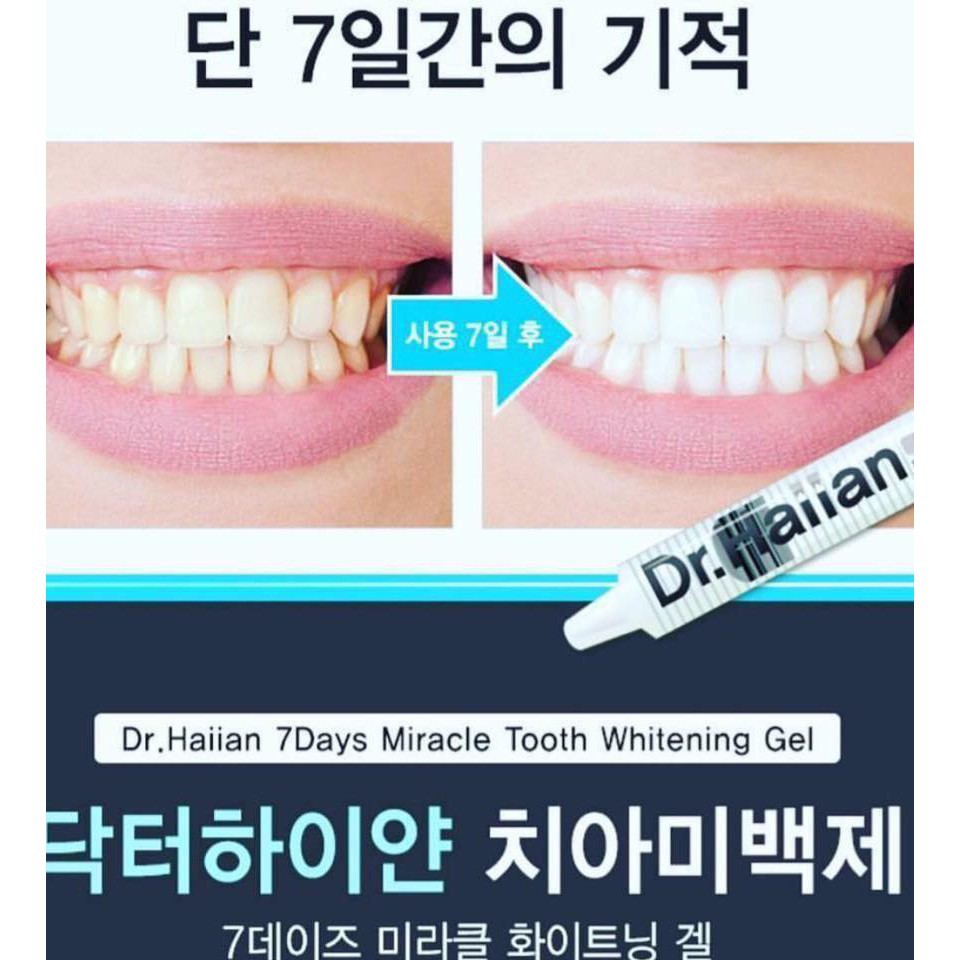 Gel làm trắng răng Dr Haiian Professional Clinic Program