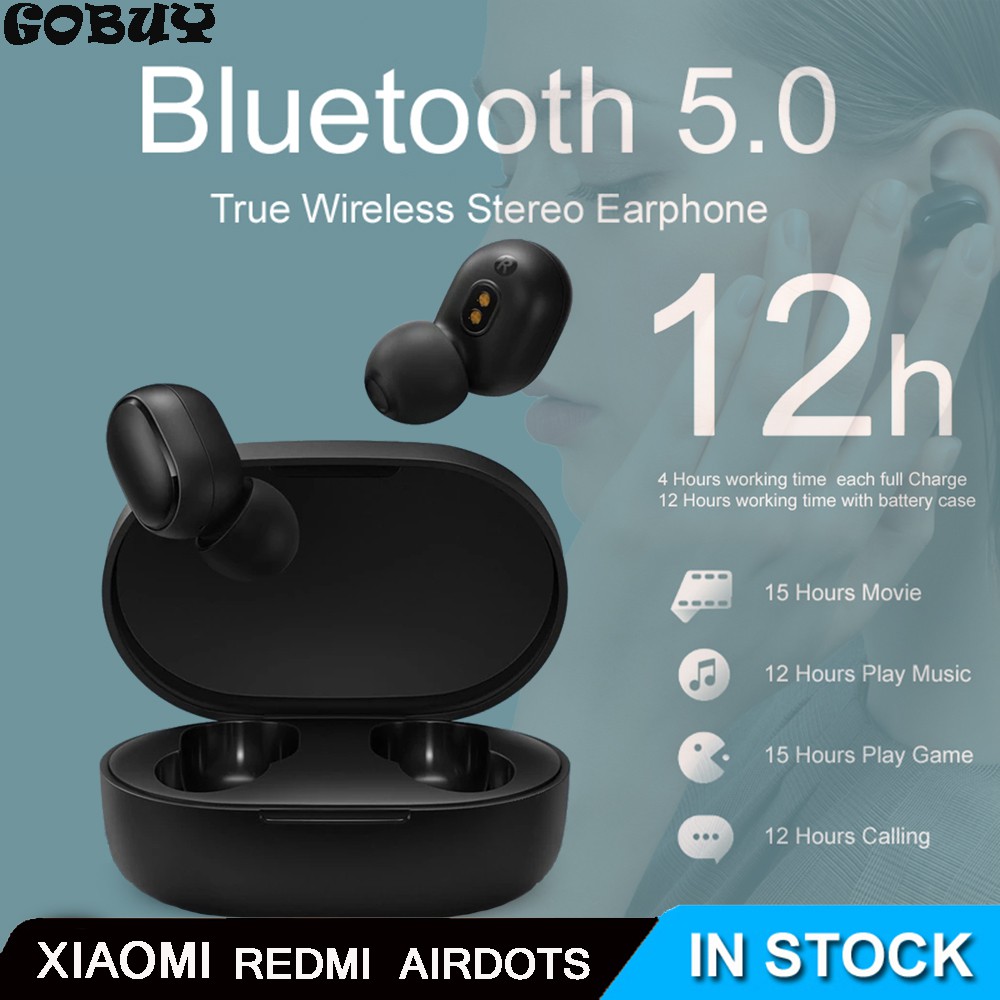 Xiaomi Redmi Airdots Headphone Tai nghe Bluetooth Voice Control Bluetooth 5.0 vn