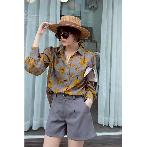 Áo sơ mi hoa form rộng 🌻 họa tiết hoa độc lạ 🌻 bắt mắt, trẻ trung, cá tính FLORAL SHIRT
