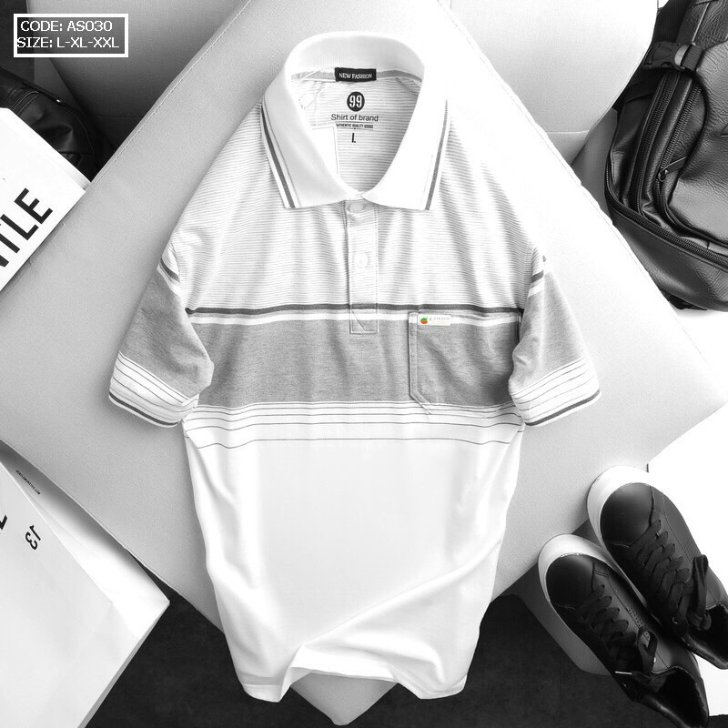 Áo Polo thun nam lớn tuổi có túi⚡️ Hàng VNXK ⚡️Áo thun nam trung niên có túi ( chất liệu cotton 100%) | BigBuy360 - bigbuy360.vn