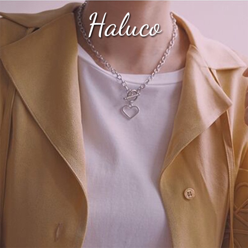 Vòng cổ nữ hợp kim mặt hình trái tim bé thời trang xinh xắn Haluco.accessories VC05