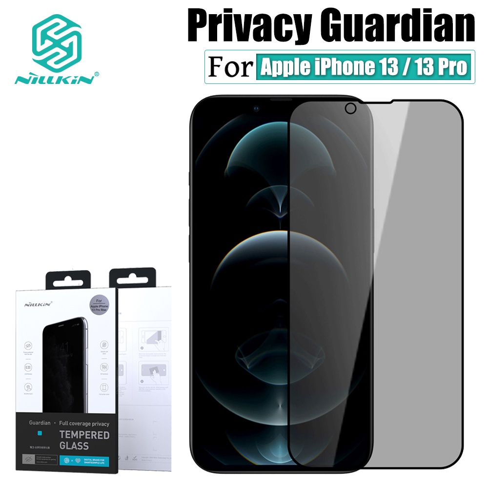 Kính Cường Lực NILLKIN Privacy Guardian Bảo Vệ Toàn Màn Hình Chống Nhìn Trộm Dành Cho iPhone 13/13Pro