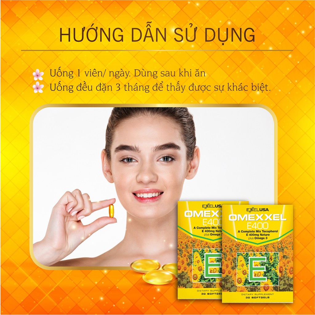 Viên uống bổ sung vitamin E - Omexxel E400 hộp 30 viên | BigBuy360 - bigbuy360.vn