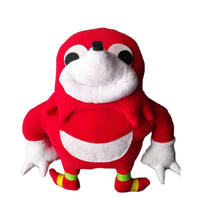 25cm Super Sonic Ugandan Knuckles Plush Toy Soft Stuffed Figure Doll Home Decoration girl gift
