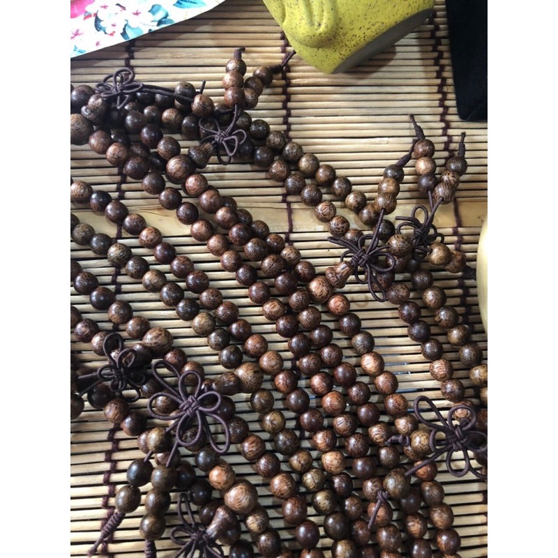 VÒNG TAY TRẦM HƯƠNG tràng 108 hạt 6ly GIÁ TẬN XƯỞNG