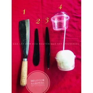 Bộ 4 món dụng cụ lấy cơm dừa kiểu Thái Lan