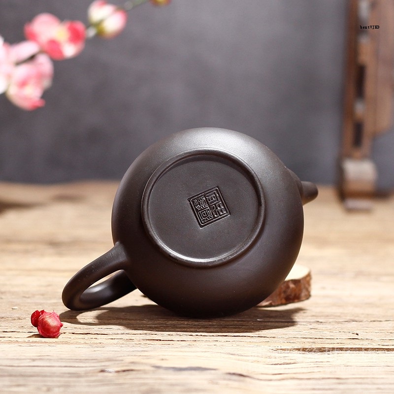 Raw Ore Zhu Set Ấm Trà Kung Fu Đất Sét Tím Đất Sét Màu Tím Cá Tính Độc Đáo Thời Trang Mùa Hè Cá Tính Đơn Giản Cho Nam Nữ Quần Áo Nữ