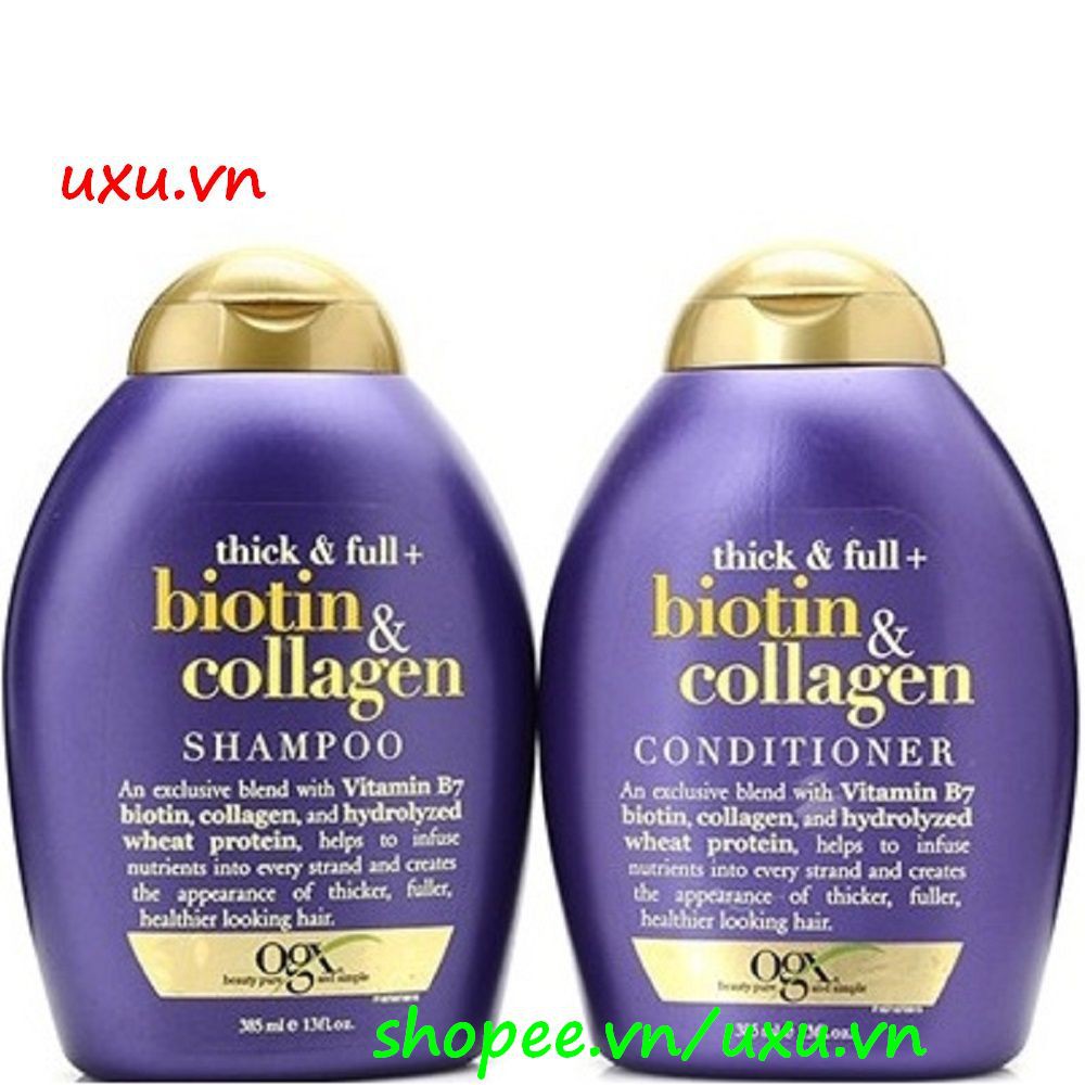 Dầu Gội Đầu 385Ml Biotin & Collagen Ogx, Với uxu.vn Tất Cả Là Chính Hãng.