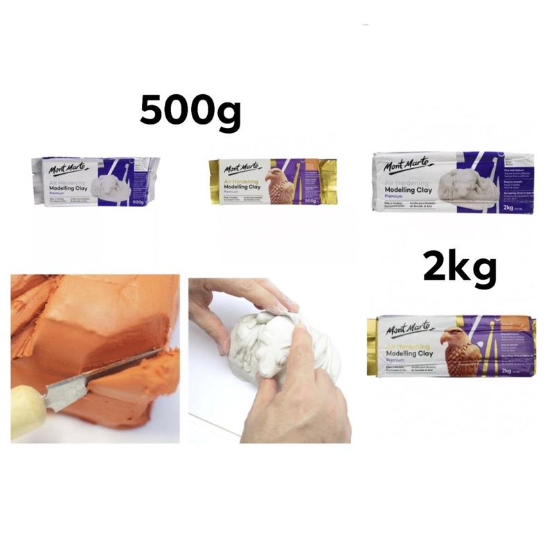 Đất Sét Tự Khô Mont Marte 500g - 2kg