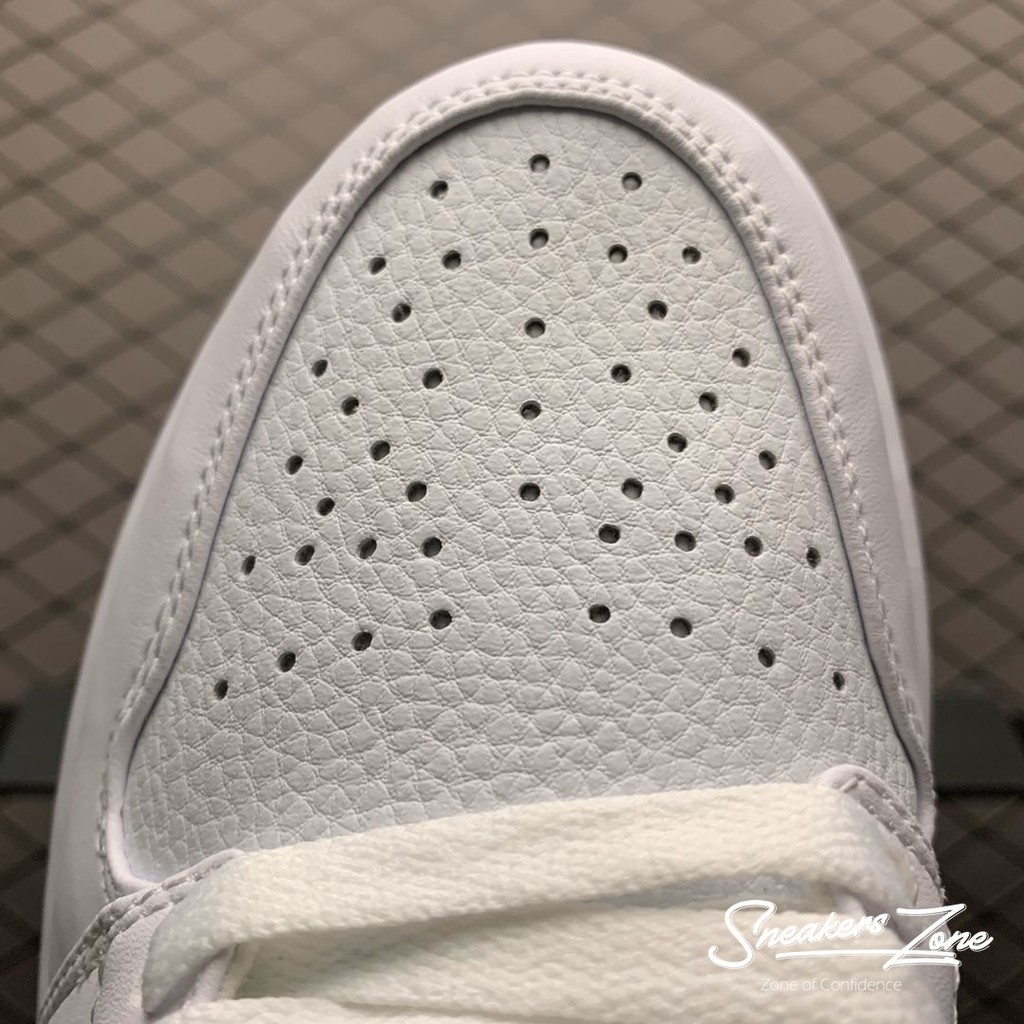 Giày Thể Thao Air Jordan 1 Low Triple White Full Trắng Cổ Thấp Cực Phong Cách Sneakers World Sneakers World