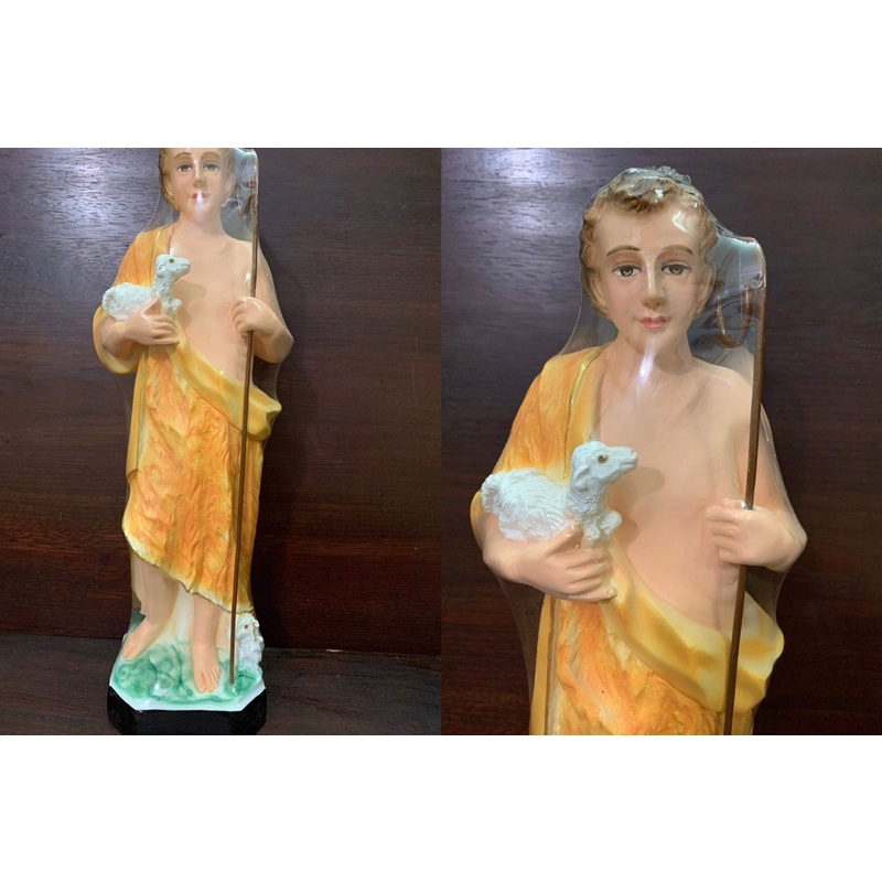 Tượng công giáo - Tượng thánh Gioan Tẩy Giả- Tiên Hồ - cao 40cm -composite- mẫu cổ