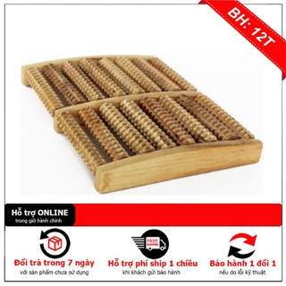 Con lăn gỗ Massage chân giảm mệt mỏi xoa dịu bàn chân