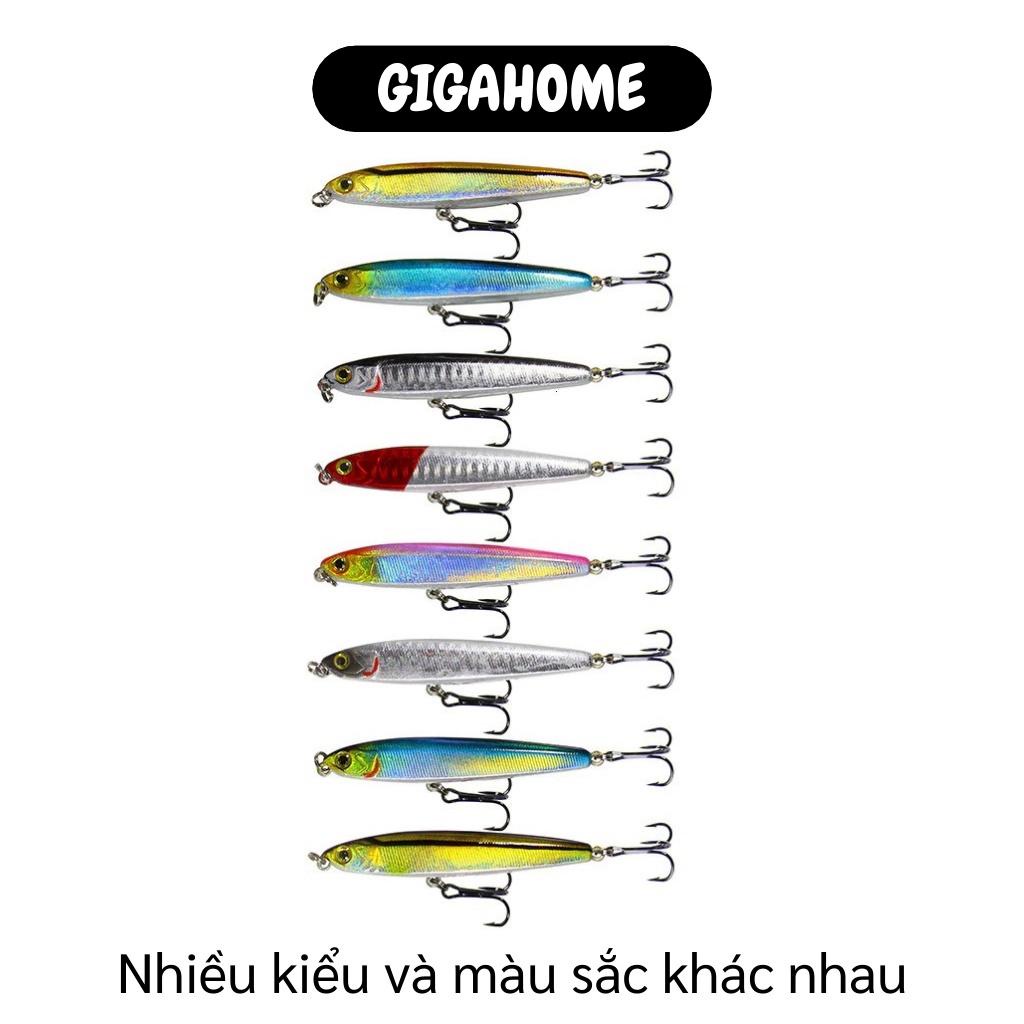 Mồi Câu Nhân Tạo GIGAHOME Mồi Câu Giả Cá Giá Rẻ Tiện Lợi 8.5cm, Phù Hợp Câu Cá Nước Lợ hoặc nước mặn 7562