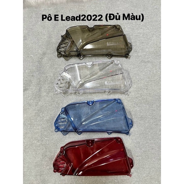 Ốp Pô E + Lọc Gió Thép Xe LEAD Đời 2022/2023 Mới Màu Khối & Trong Suốt