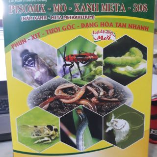 Gói 500gr nấm xanh nấm trắng  trị sùng đất, rệp sáp sâu bọ