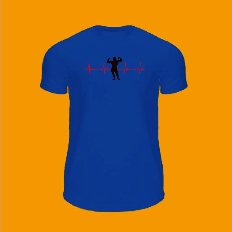 Áo thun cotton tay ngắn thời trang mùa hè dành cho nam tập thể hình/ tập gym