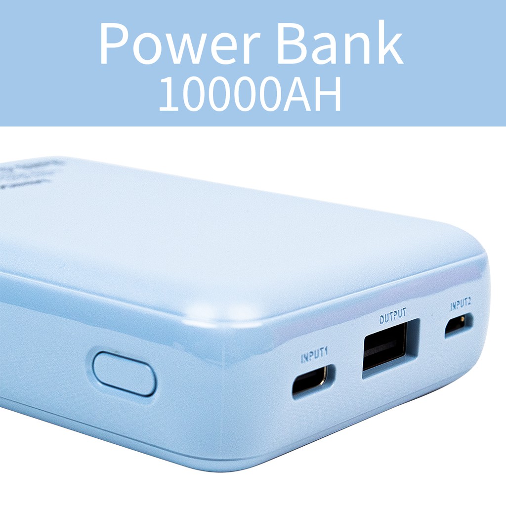 Sạc dự phòng nhỏ gọn Miniso 10000mAh (Nhiều màu) - Hàng chính hãng pin sạc dự phòng cục sạc dự phòng