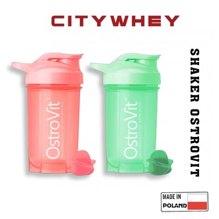 PHỤ KIỆN GYM - SHAKER OSTROVIT BÌNH LẮC WHEY-MASS CHUYÊN DỤNG 500ML - KHÔNG TRÀN NƯỚC